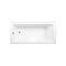 Kingston Brass 66-Inch Acrylic Rectangular 3-Wall Alcove Tub Combo with Waste and Overflow Drain, Left Hand Drain CVTAP663222L5 - alternate 3