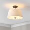 Jonathan Y Isabella 15" 3-Light Modern Contemporary Metal Tapered Drum LED Semi Flush Mount, Oil Rubbed Bronze JYL9922B - alternate 8