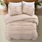 Homeroots Blush Queen Polyester 180 Thread Count Washable Down Comforter Set 528958 - alternate 5