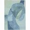 Homeroots 8' X 10' Teal Blue And Ivory Abstract Washable Indoor Outdoor Area Rug 630438 - alternate 5