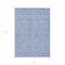 Homeroots 5' X 8' Sky Blue And Ivory Floral Washable Indoor Outdoor Area Rug 582369 - alternate 5
