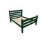 Homeroots Dark Green Solid Wood Queen Bed Frame 548163 - alternate 6