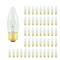 Bulbrite 40-Watt B10 Clear Dimmable Warm White Light Incandescent Light Bulb, 50PK 861106 - alternate 1