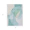 Homeroots 3' X 5' Pale Aqua And Beige Abstract Washable Indoor Outdoor Area Rug 630453 - alternate 3