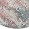 Homeroots 8' Coral And Teal Blue Round Abstract Washable Indoor Outdoor Area Rug 631971 - alternate 7