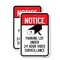 Signmission Notice Parking Lot Under 24 Hour Video Surveillanc, 12'' X 18'' 2 Signs, Heavy Gauge Aluminum, 2PK A-1218-2PACK-24921 - alternate 1
