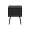 Monarch Specialties Accent Table, Bedroom, Living Room, Nightstand, Side Table, Storage Drawer, Black, Contemporary I 3628 - alternate 3
