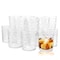 Gibson Home Great Foundations 16 Piece Tumbler and Double Old Fashioned Glass Set in Bubble Pattern 91850.16 - alternate 1