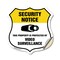 Signmission Security Notice Shield Sign This Propert, 18 Inch X 18 Inch, Vinyl Decal SHI-D-18-461 - alternate 1