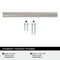 Amerock Composite 6-5/16 inch (160mm) Center-to-Center Satin Nickel Cabinet Pull, 25PK 25VMP37143G10 - alternate 3