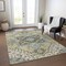 Homeroots 3' X 5' Beige Green And Brown Oriental Washable Indoor Outdoor Area Rug 600132 - alternate 4