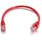 C2G 6IN CAT6 SNAGLESS UTP CABLE-RED 955 - alternate 1