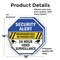 Signmission Security Alert Trespasser Will Be P, 18 inch X 18 inch, Vinyl Decal, 2PK OC-D-2PACK-18-186 - alternate 3