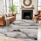 World Rug Gallery Transitional Horizon Area Rug 7 ft 10 in x 10 ft Gray WR206GRAY8X10 - alternate 1