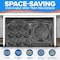 Emporio Kitchen Baking Pan Set, Oven Safe Tray, Up To 450 Deg F, Gray, 8PK EMPKSTON80 - alternate 3