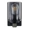 Jonathan Y Bungalow 4.5" 1-Light Iron/Seeded Glass Rustic Farmhouse LED Vanity Light, Black/Gray Oak Wood Finish JYL7507B - alternate 6