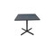 Homeroots 32" Gray Square Aluminum Pedestal Base Dining Table 372206 - alternate 1