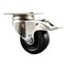 Service Caster 3 Inch 316SS Soft Rubber Wheel Swivel Top Plate Caster with Total Lock Brake SCC SCC-SS316TTL20S314-SRS - alternate 1
