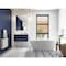 Cutler MILANO 36 in Wall Hung Vanity BLUE w/top (Modern Shaker) FV-BLUE36MS - alternate 5