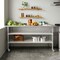 Flash Furniture Reader SS Work Table 30in. x 72in. w/2 Undershelves and 4 Casters, Heavy Duty Food Prep Worktable NH-WT-GU-3072-CAS-GG - alternate 5