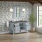 James Martin Vanities Breckenridge 48in Single Vanity, Serenity Blue, w/ 3 CM Parisien Bleu Quartz Top 330-V48-SRB-FPBL - alternate 8