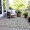 Homeroots 3' X 5' Gray And Light Gray Geometric Washable Indoor Outdoor Area Rug 596033 - alternate 8