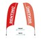 Showdown Displays 10.5 Ft  Value Razor Sail Sign Kit (Single-Sided With Value Spike Base) - Renting Red 908110-007 - alternate 3