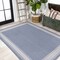 Jonathan Y Lucia Classic Diamond Border Blue/Cream 3 ft. x 5 ft. Indoor/Outdoor Area Rug SMB207C-3 - alternate 3