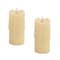 Homeroots Set of Two Beige Flameless Votive Candle, 2PK 517663 - alternate 5