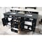James Martin Vanities 72" D Vanity, Black Onyx w/Parisien Bleu Top w/FreePower Wireless Charger 650-V72-BKO-FPBL - alternate 6