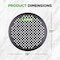 Nutrichef 12.8 Inch Nonstick Pizza Pan for Oven, Gray BKNCBS10SPIZZAP - alternate 5