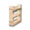 Century Components Signature Series Base Cabinet Organizer, 5.875 in. W Solid Maple SIGBO55PF - alternate 1