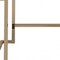 Homeroots 44" White and Champagne Glass Writing Desk 286395 - alternate 3