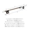 Amerock Stature Brushed Nickel Transitional 18 in 457 mm Towel Bar BH36093G10 - alternate 4