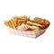 Smarty Had A Party 5 lb Red Plaid Paper Food Trays, 500PK 5615-RP-CASE - alternate 4