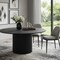 Homeroots 60" Black Wood Pedestal Base Round Top Dining Table 713567 - alternate 5