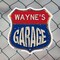Signmission Wayne's Garage, 6 Inch X 6 Inch, Plastic Sign SHI-P-6-383-WAYNE - alternate 2