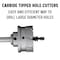 Drill America 4-7/16" Carbide Tipped Hole Cutter with 1" Depth of Cut CTH4437 - alternate 4