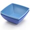 Gibson Home Grayson 4 Piece 6 Inch Square Melamine Dinner Bowl Set in Assorted Blue 136429.04 - alternate 4