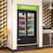 Koolmore 35 In. 10 Cu. Ft. Low Height - Aisle End Retail Display Merchandiser Refrigerator For SuperMarket KM-AEM2-10CSL - alternate 8