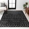 Jonathan Y Moroccan HYPE Boho Vintage Diamond Black/Ivory 8 ft. x 10 ft. Area Rug MOH101D-8 - alternate 1