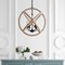 Jonathan Y Soka 4-Light 20" Adjustable Globe Metal/Rope LED Pendant, Black/Brown JYL9041A - alternate 4