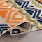 World Rug Gallery Palm Floral Leaves Indoor/Outdoor Area Rug 4 ft x 6 ft Multi 5557MULTI4X6 - alternate 4