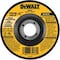 Dewalt Cut-Off & Grinding Wheel, Type 27, 4 1/2 in Dia, 0.125 in Thick, 7/8 in Arbor Hole Size, 24 Grit DW8434 - alternate 1