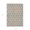 Homeroots 3' X 5' Brown And Beige Geometric Washable Indoor Outdoor Area Rug 595709 - alternate 5