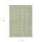 Homeroots 5' X 8' Green And Ivory Geometric Washable Indoor Outdoor Area Rug 594990 - alternate 6