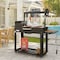 Koolmore 54 in. Argentine Charcoal Grill, Adjustable Grate Outdoor BBQ, Black KM-OG-A-54 - alternate 7