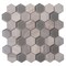 Apollo Tile Wooden Gray 12x12 Glass Marble Polished Floor and Wall Mosaic Tile 4.92 sqft/case, 5PK APLBL8803WGA - alternate 4