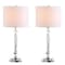 Jonathan Y Victoria 27" Crystal LED Table Lamp, Clear, 2PK JYL2047A-SET2 - alternate 1