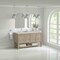 James Martin Vanities Breckenridge 60" Double Vanity, Whitewashed Oak, w/ 3 CM Siberian Silestone Top 330-V60D-WWO-3SFR - alternate 3